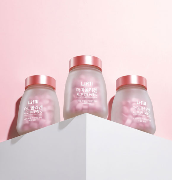 농심 라이필이 28일 더마콜라겐 시그니처RN을 선보였다. /농심 라이필