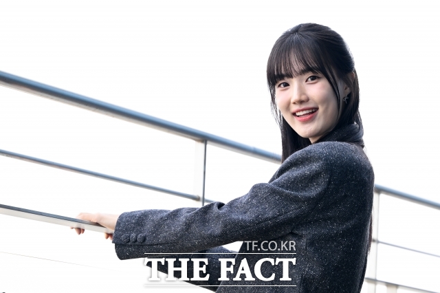 배우 윤서아가 최근 서울 마포구 상암동 <더팩트> 사옥에서 취재진과 만나 tvN 토일드라마 폭군의 셰프 종영 인터뷰를 진행했다. /서예원 기자