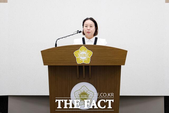 최연숙 당진시의원은 30일 5분 자유발언을 통해 당진의 매력을 담은 관광기념품 개발과 활성화 전략 수립이 필요하다고 제안했다. /당진시의회