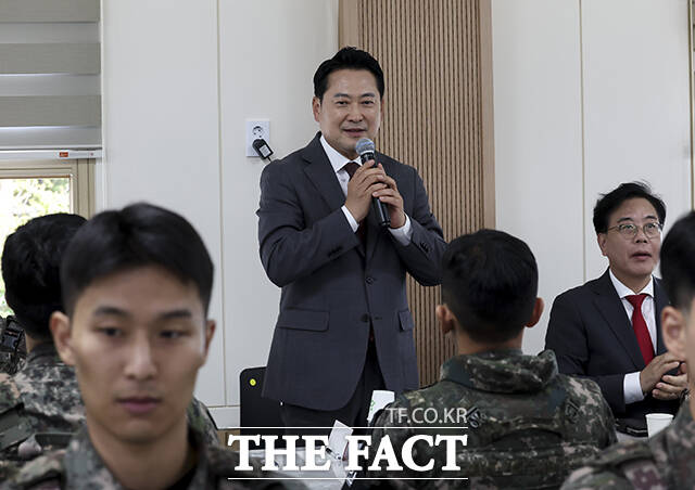 인사말 하는 장동혁 국민의힘 대표.