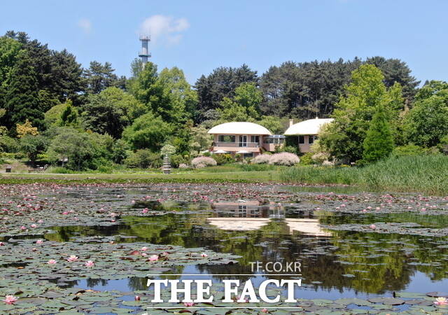 천리포 수목원 모습. /태안군