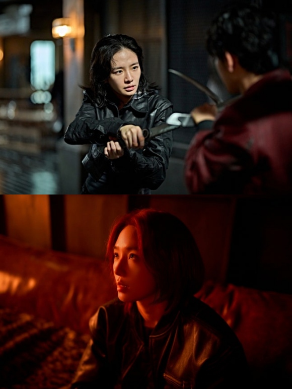 배우 박규영이 넷플릭스 영화 사마귀를 통해 첫 영화 주연이자 액션 연기에 나서 눈길을 끌었다. /넷플릭스