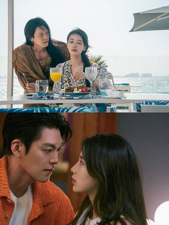 배우 김우빈(왼쪽)과 수지가 출연하는 다 이루어질지니는 3일 넷플릭스를 통해 전편 공개된다. /넷플릭스