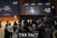  '인플루언서 어워즈' 인사말 하는 오세훈 서울시장 [포토]