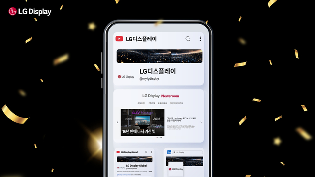 LG디스플레이가 제15회 2025 대한민국 SNS 대상에서 IT 제조 부문 대상을 수상했다, /LG디스플레이