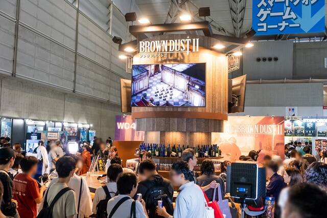 네오위즈가 도쿄 게임쇼 2025에 모바일 RPG 브라운더스트2(BrownDust2)로 참가했다. /네오위즈