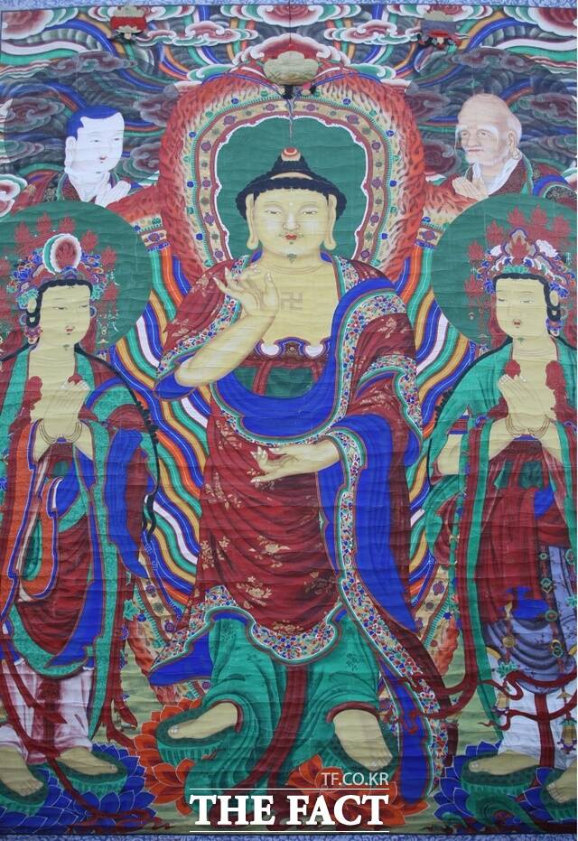 경남도가 등록문화유산으로 등록 예고한 진주 호국사 괘불 /경남도