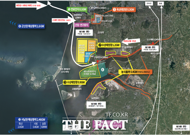 새만금 RE100 산업단지. /전북도