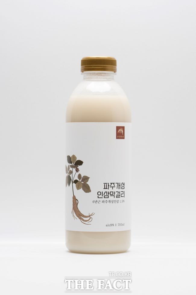파주개성 인삼막걸리. /경기도농업기술원