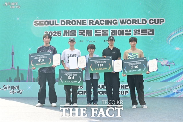 서울시는 3일 지난 1일부터 2일까지 광나루 한강 드론공원에서 열린 2025 서울 국제 드론 레이싱 월드컵이 성황리에 마무리됐다고 밝혔다./서울시