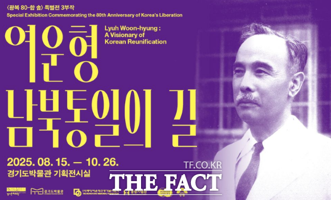 경기도박물관의 여운형: 남북통일의 길. /경기도