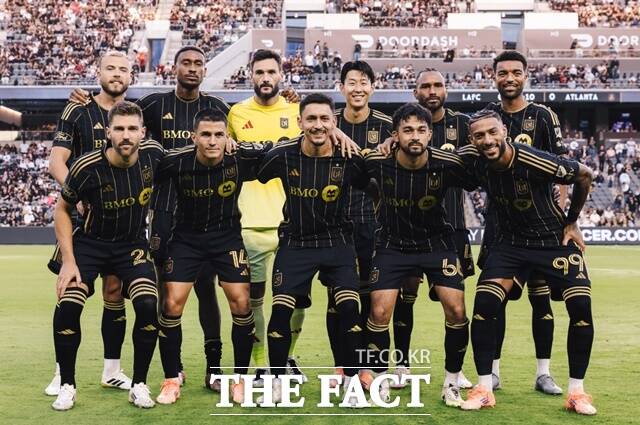 6일 애틀랜타전 스타팅11으로 나선 손흥민./LAFC