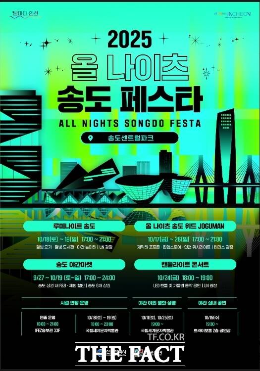 2025 올 나이츠 송도 페스타 포스터. /인천관광공사