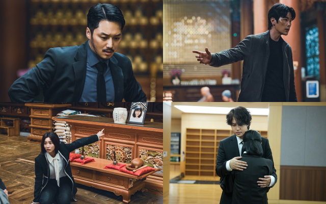 변요한 김강우 양세종 방효린(왼쪽 위부터 시계방향)은 중간계에 출연해 열연을 펼친다. /㈜포엔터테인먼트