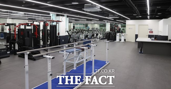 장애인이음센터 체력단련실 모습. /광명시