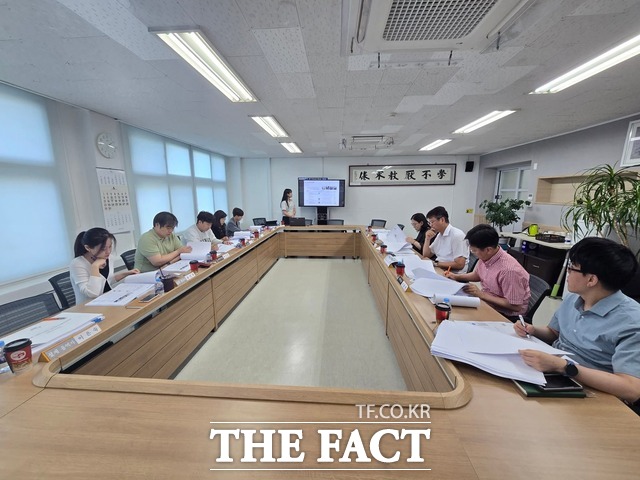 대전시교육청의 남대전고등학교 학교공간혁신 사업의 사용자 참여 설계 컨설팅 모습. /대전교육청