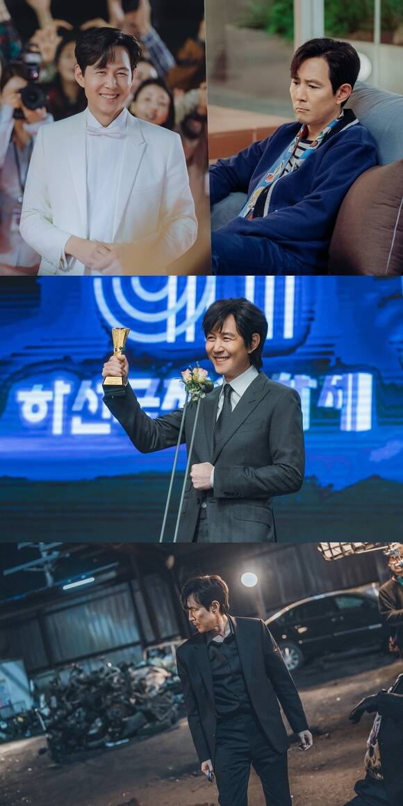 배우 이정재가 tvN 새 월화드라마 얄미운 사랑에서 형사 전문 국민 배우 임현준 역을 맡아 열연한다. /tvN