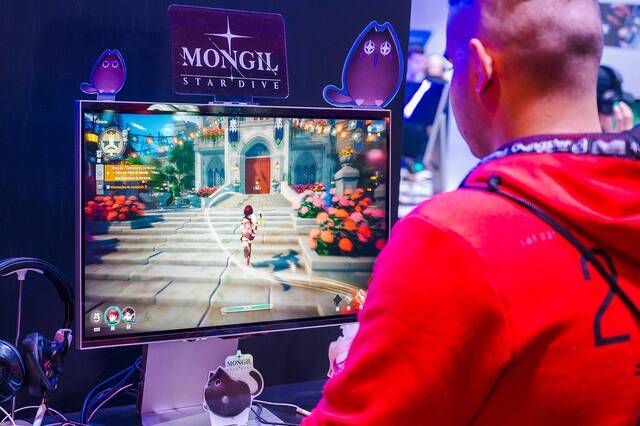 넷마블이 브라질 게임쇼 2025(BGS 2025)에서 액션 RPG 신작 몬길: STAR DIVE를 선보였다. /넷마블