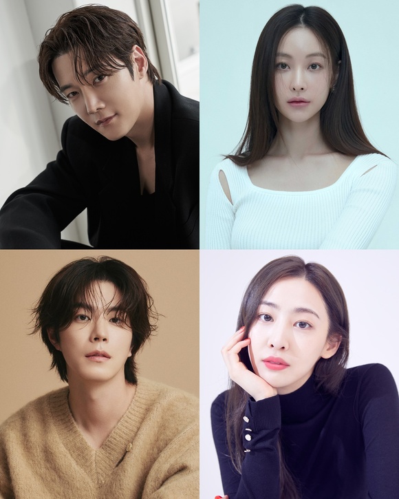 배우 최진혁 오연서 김다솜 홍종현(왼쪽 상단부터 시계 방향)이 채널A 새 드라마 아기가 생겼어요에 캐스팅됐다. /애닉이엔티, 스토리제이컴퍼니, 시크릿이엔티