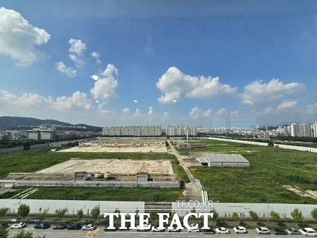 전주 서부신시가지 내 옛 대한방직 부지 전경. /전주시