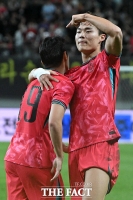  분위기 바꾼 엄지성-오현규 연속골, 홍명보호 파라과이전 2-0 승리