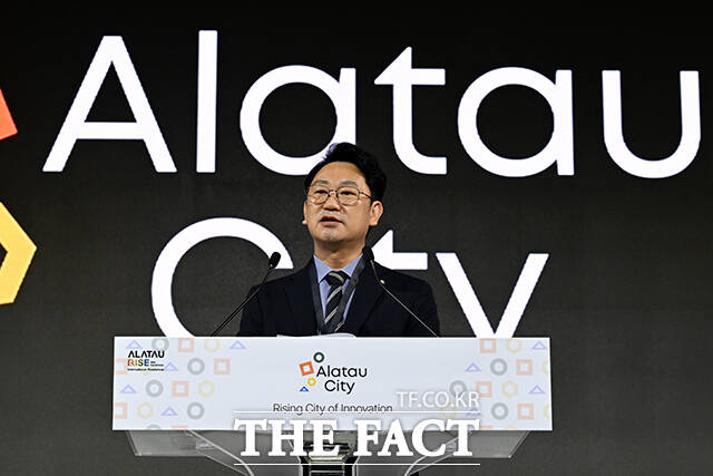 축사하는 곽상언 더불어민주당 의원.