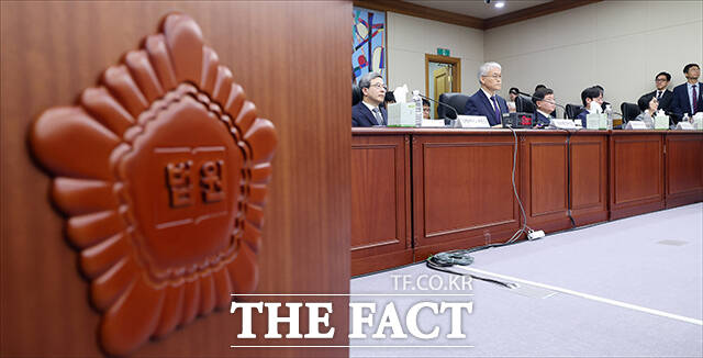 대법원에서 열린 현장 국정감사. /국회사진기자단