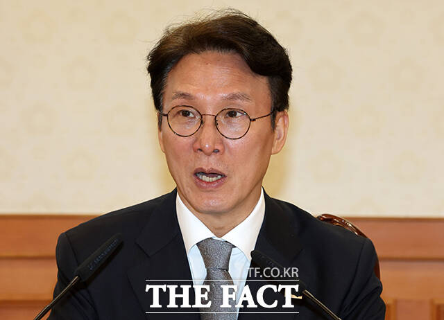 김민석 국무총리가 15일 오전 서울 종로구 정부서울청사에서 열린 치안·안전 관계장관회의에 참석해 모두발언을 하고 있다. /임영무 기자