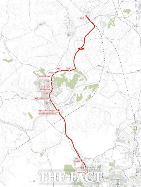 바로타 B2 노선도. /행복청