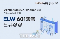  한국투자증권, ELW 601종목 신규 상장…