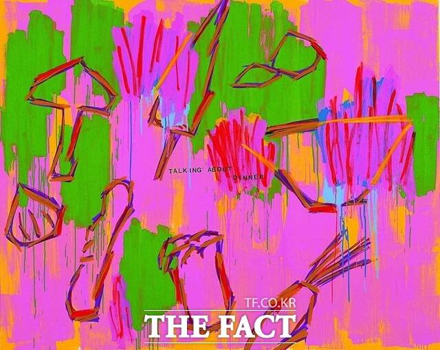 이명미작 저녁식사에 대해 이야기 하기 (1999년 작) /대구미술관