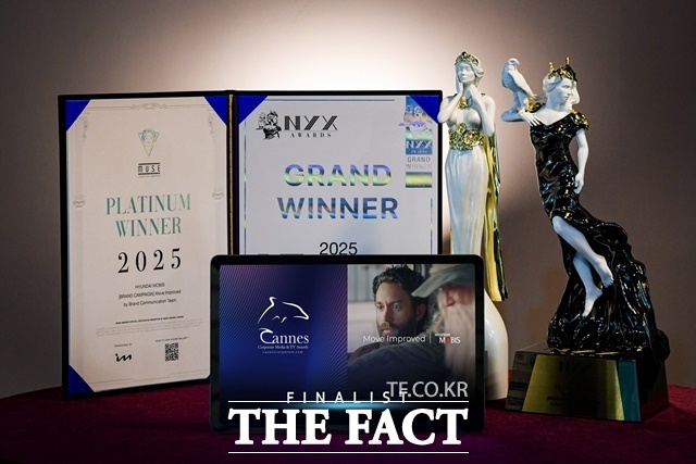 현대모비스 글로벌 SNS 콘텐츠 Move Improved가 깐느 기업광고제를 포함해 올해 글로벌 광고제 3관왕을 달성했다. /현대모비스
