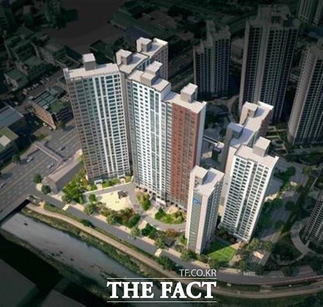 삼신6차 아파트지구 배치도 /안양시