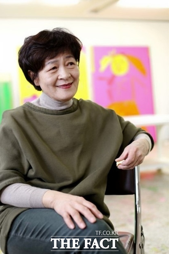 서양화가 이명미 작가. /대구미술관