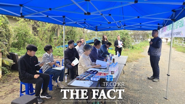 정읍시농업기술센터는 16일 ‘가뭄대응 사료작물 안전재배 단지육성’ 시범사업의 성과를 공유하는 현장 평가회를 열었다. /정읍시