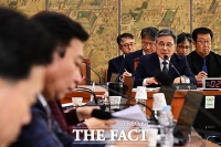  문체위 국감 출석해 질의에 답변하는 허민 국가유산청장 [TF사진관]