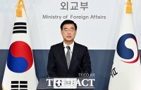  현안관련 브리핑하는 이재웅 외교부 대변인 [TF사진관]