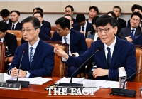  질의에 답변하는 정상우 감사원 사무총장 [포토]