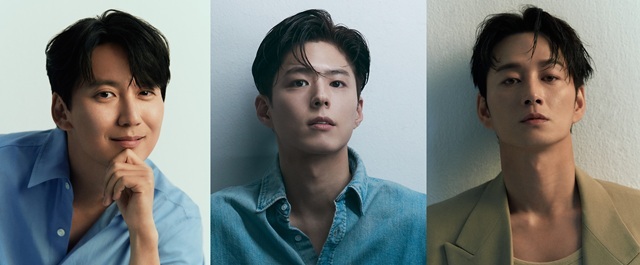 배우 김남길 박보검 이현욱(왼쪽부터)이 출연하는 몽유도원도가 지난 14일 크랭크인 해 제작에 돌입했다. /길스토리이엔티, 더블랙레이블, 길스토리이엔티