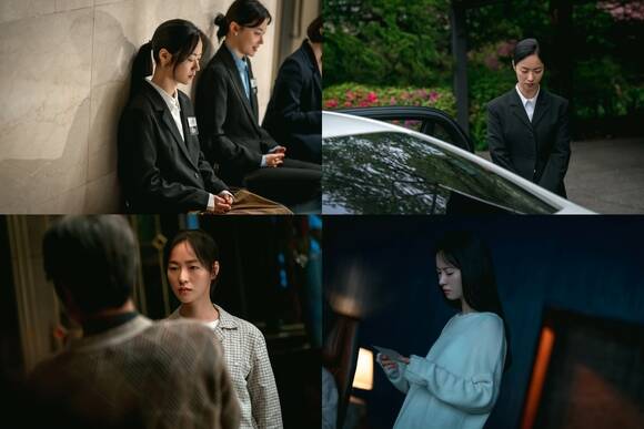 배우 전여빈이 착한 여자 부세미에서 맡은 김영란 역을 통해 긴장감과 웃음, 설렘을 동시에 전한다. /지니 TV