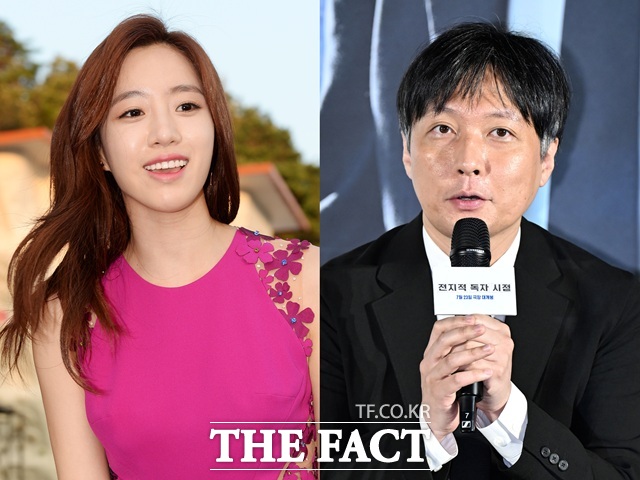 그룹 티아라 출신 배우 함은정(왼쪽)과 영화 전지적 독자 시점의 김병우 감독이 11월 결혼한다./더팩트DB