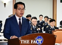  행안위 국감 출석한 김희중 한국도로교통공사 이사장 [포토]