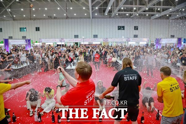 대전관광공사는 19일부터 오는 26일까지 8일간 대전국제와인 EXPO 2025를 개최한다. 사진은 지난해 행사 진행 모습. /대전관광공사