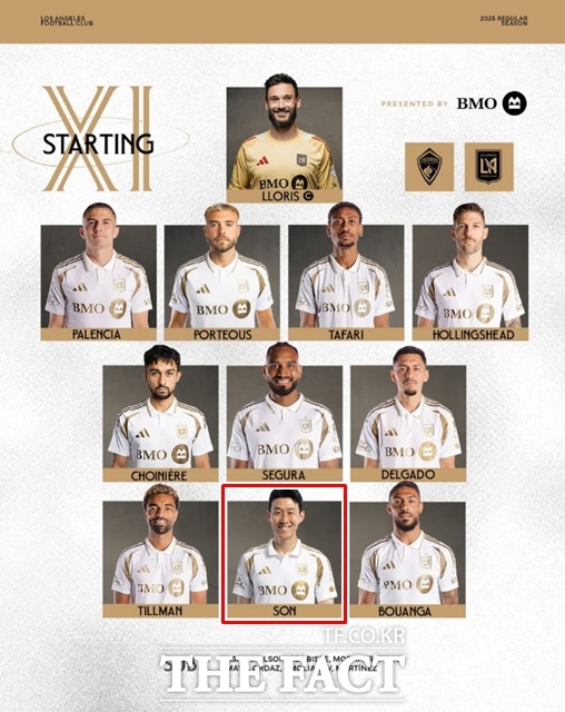 19일 콜로라도 라피즈전에 나선 LAFC의 스타팅11./LAFC