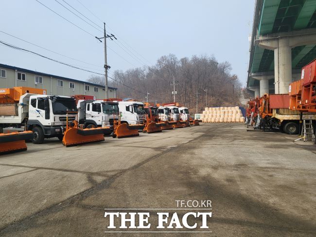 용인시 제설차량. /용인시