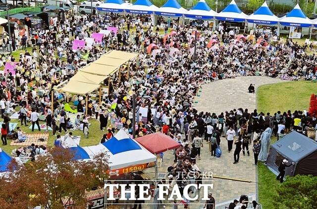 달성군 주최로 열린 달성캠프닉페어에 3일 간 5만여 명이 방문해 캠핑·피크닉의 뜨거운 열기를 실감케 했다. /대구 달성군