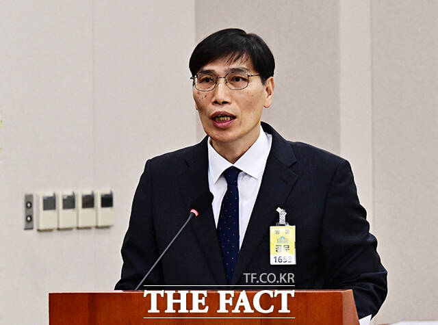 인사말 하는 배준현 수원고등법원장.