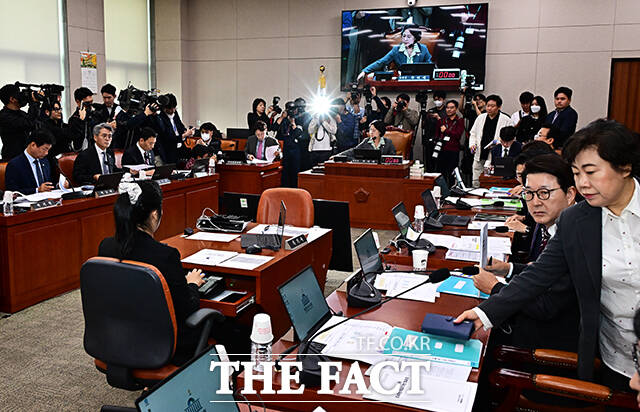 국회 법제사법위원회에서 열린 서울고등법원, 서울중앙지방법원, 수원고등법원 등에 대한 국정감사