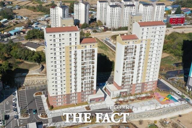 함양군 행복주택 모습. /함양군