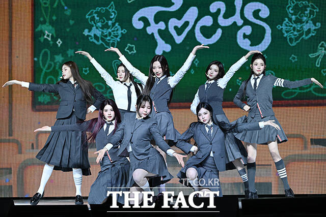 하츠투하츠는 일주일 내내 매일 4~5시간씩 안무 연습을 했다. 유산소 운동을 안 해도 저절로 살이 빠질 정도로 열심히 했다며 자신감을 드러냈다. /서예원 기자